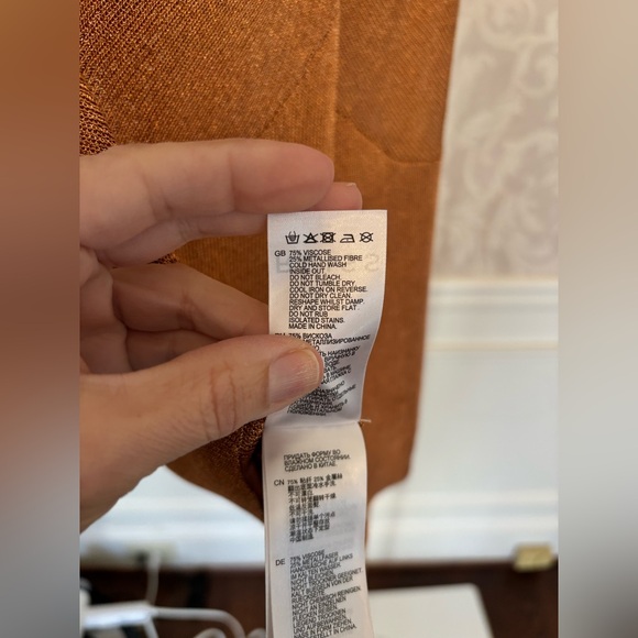 Reiss Copper Knit Fabric - Picture 11 of 12